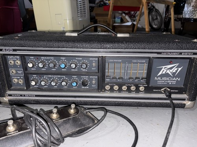 #ad Peavey 400 BH Mark 3 with pedal Powers on but burn fuse $110.00