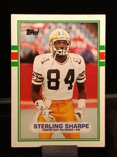 1989 Topps #379 Sterling Sharpe Green Bay Packers Rookie