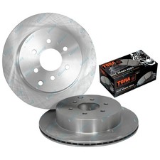 Rear Disc Brake Rotors + Pads for Pathfinder R51 4.0L 2.5L VQ40DE YD25DDTi 05~13