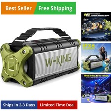 Portable Speakers Bluetooth Wireless, 90W Max Loud Outdoor Speaker with 50W D...