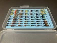 🔥 Premium Hand-Tied Euro Nymph Box – 70 Proven Fish-Catchers 🔥