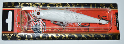 lucky craft flash pointer 115  4.5'' slow suspending jerkbait pearl white