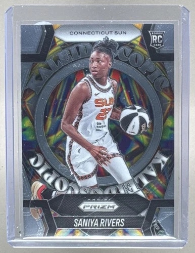 Saniya Rivers 2025 Panini Prizm Saniya Rivers #8 Rookie