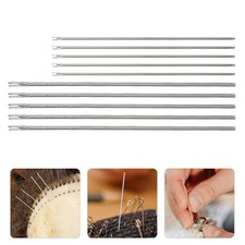 10Pcs Silver Metal Doll Hair Rooting Tools Durable DIY Hair Styling Set