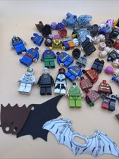 LEGO DC Minifigure Parts Lot: Incomplete Super Heroes, Villains Batman Movie