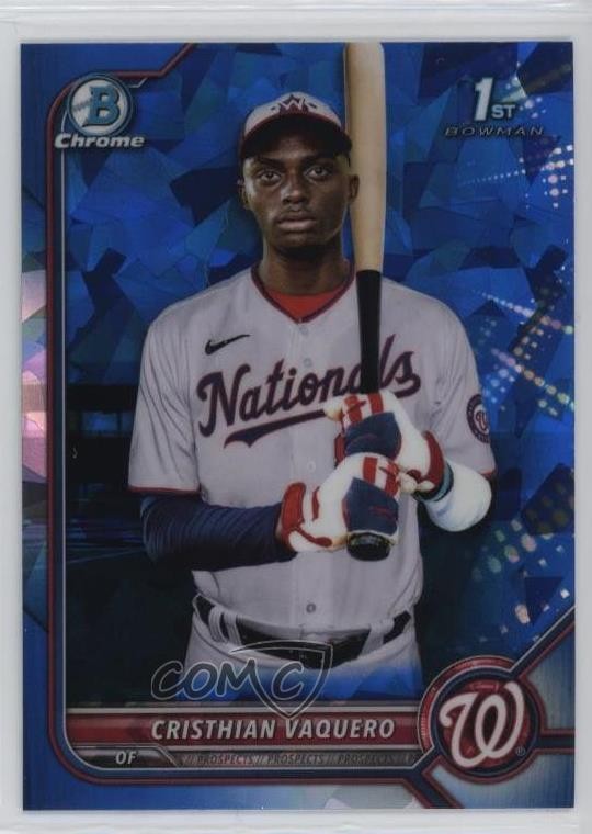 2022 Bowman Chrome Sapphire Edition Prospects Cristhian Vaquero #BCP-157 0n64