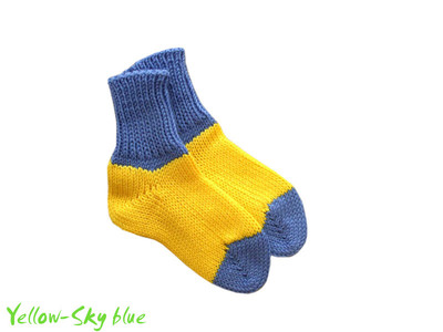 100% Merino Wool Baby Socks & Leg Warmers - Hand Knitted, For Newborns & Toddlers
