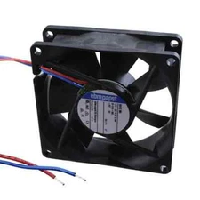 ebm-papst 8412NH-217 Fan Tubeaxial - 12VDC - Square - 80mm L x 80mm H - Ball ...