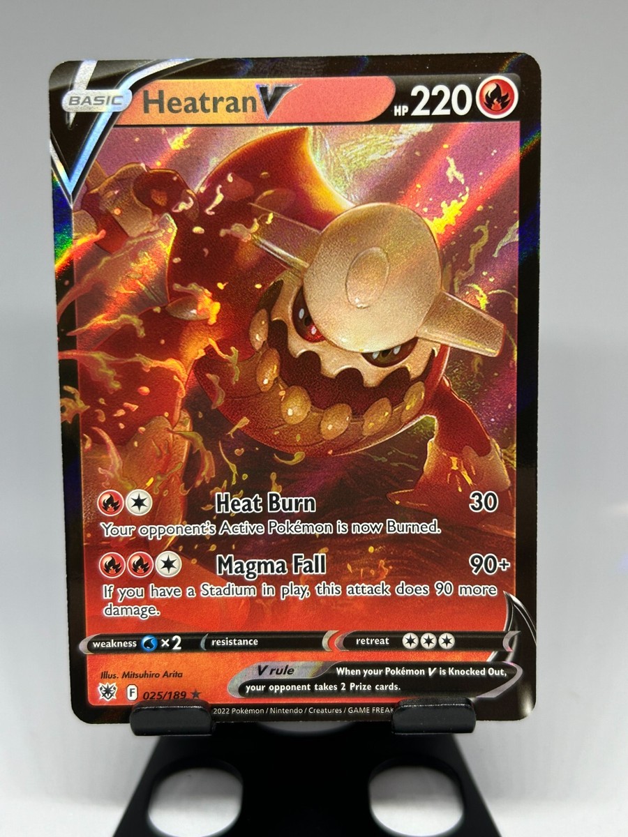 heatran v pokemon card value Pokémon TCG Heatran V Astral Radiance 025/189 Holo Ultra Rare