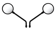 Set Of Black Mirrors For Kawasaki KC 100 C1-C4