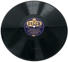 10" Schellackplatte DECCA F 43150 - O T&auml;ler weit, o H&ouml;hen / Aus der Jugend (W15)