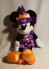 Disney Minnie Mouse in Halloween Witch Costume - Purple and Orange - Preowned