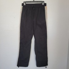 Just Women's Medium Venus Track Pants Black Athletic Lounge Athleisure Nylon