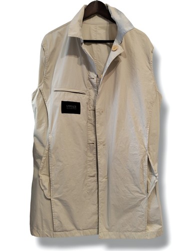 Versace classic V2 Auth Rare Light Coat - Beige - sz It 50 - Picture 3 of 10