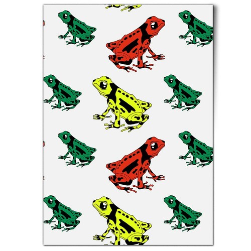 A1 - Tropical Frog Pattern Poison Dart Frogs Poster 59.4x84.1cm180gsm Print #463