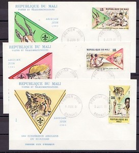Mali-Scott-cat-425-427-4th-Scout-Conference-issue-3-First-day-covers