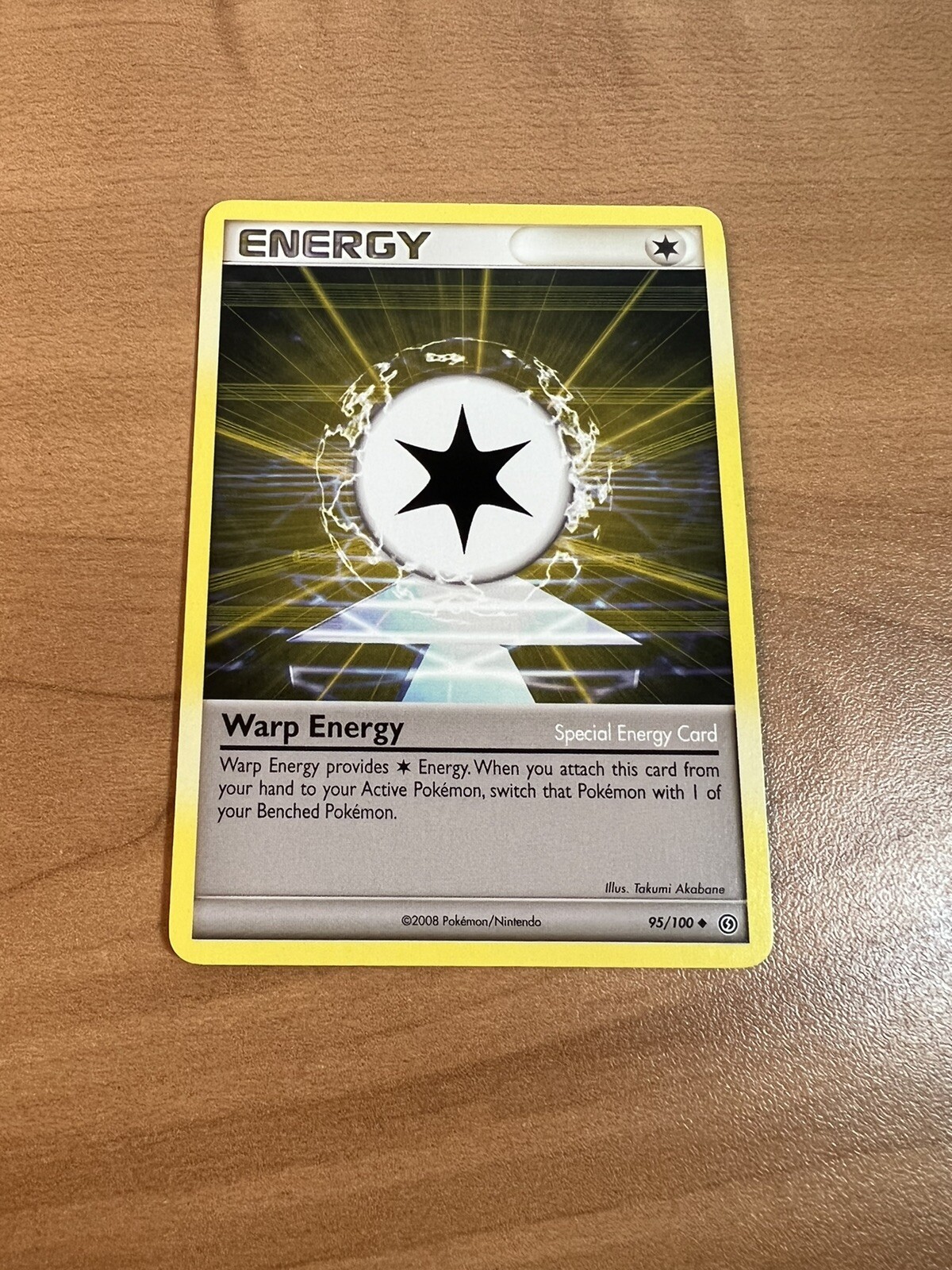 2008 Pokémon Warp Energy #95 Card