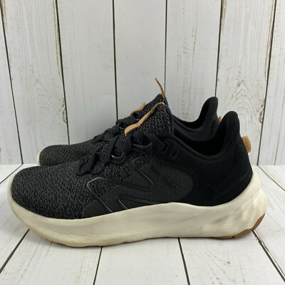 New Balance Fresh Foam Roav V2 Black Gray Athletic Running Shoes Womens Size 8.5