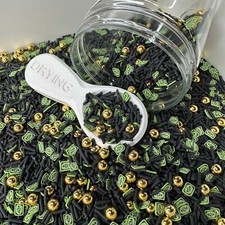 FAKE Millionaire's Mix, Casino Polymer Clay Sprinkle NOT EDIBLE D2-25