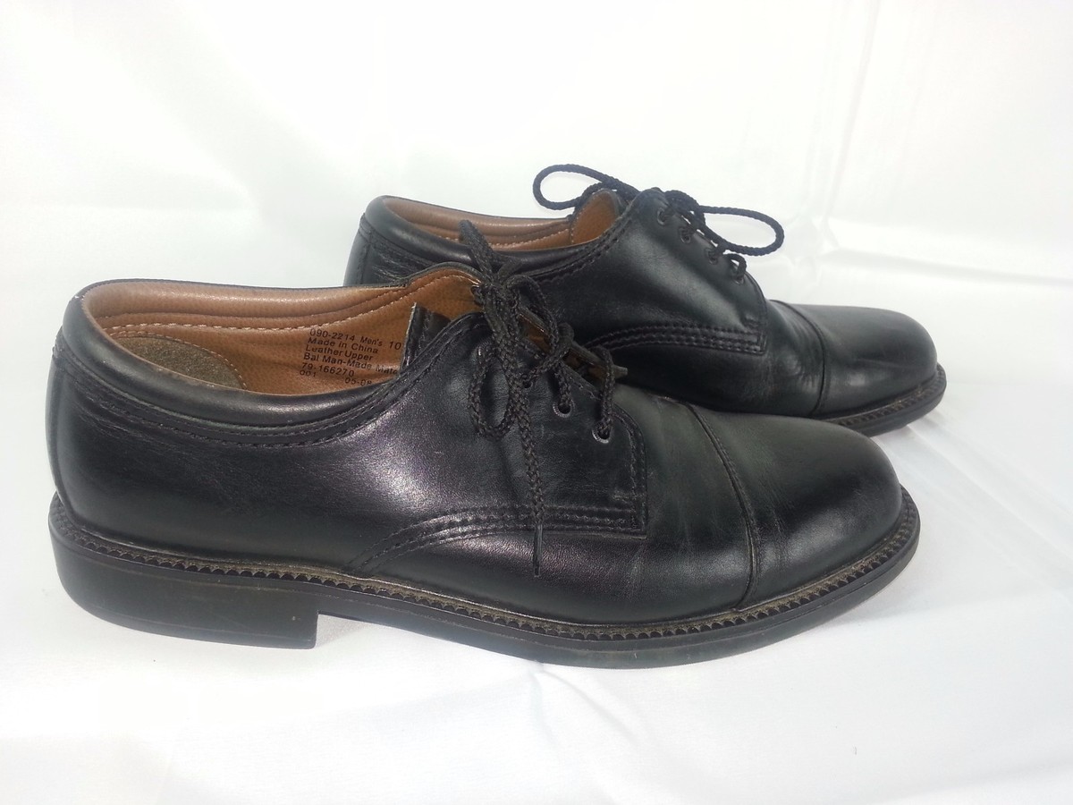 Dockers black leather lace-up oxfords - men’s size 10W Amazon.com | Dockers Men main image 2