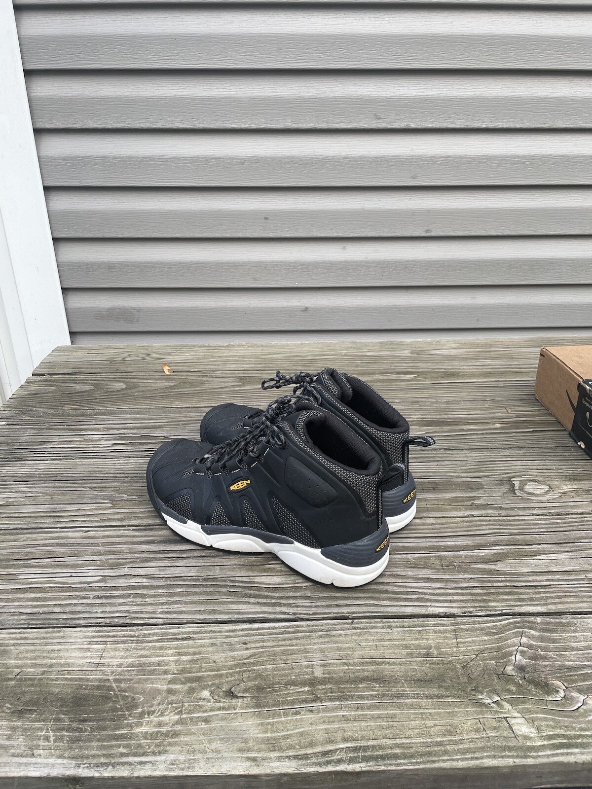 Keen Utillity Mens San Antonio Mid Aluminum Toe Boots *Barley Worn* eBay