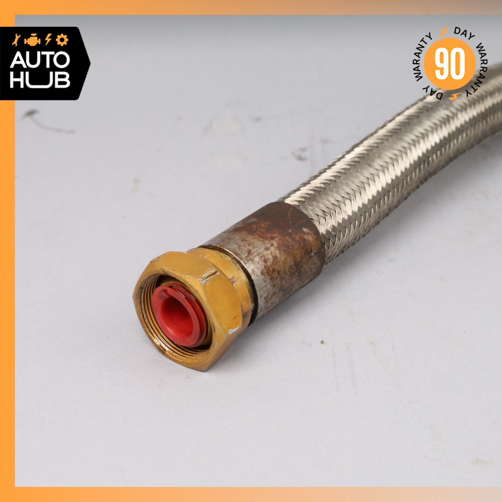 02-07 Maserati Coupe 4200 GT Spyder M138 Engine Heat Exchanger Oil Feed Line OEM