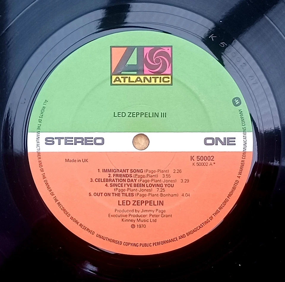 " LED ZEPPELIN lll " SENSATIONAL UK MID 70s PRESSING - Image 2 of 4