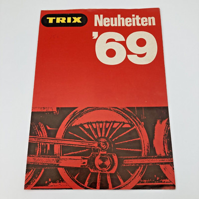 Trix Novelties HO Locomotive Minitrix Model Train Railroad Pamphlet 1969 German