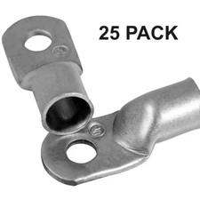 Ancor 8 AWG Gauge Cable Lugs Wire 1/4" Ring Marine Grade Heavy Duty 25-PACK