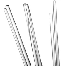 5" Glass Stirring Rod, 125X8mm, Karter Scientific 258A3 (Pack 12)