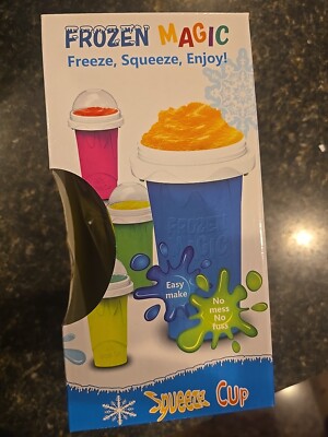 New FROZEN MAGIC Squeeze Cup Green Easy To Make, No Mess, Free Shipping!