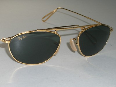 1980's ERA RAY BAN W2003 CLASSIC METALS G15 GOLD PLATED WIRE