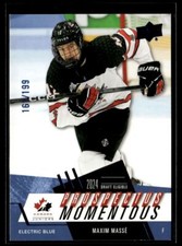 2024-25 Prospectus Momentous Electric Blue Maxim Massé /199 #PM-24