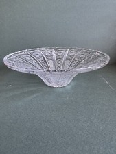 VINTAGE BOHEMIAN CZECH QUEEN LACE CUT CRYSTAL OPEN BOWL  21  
