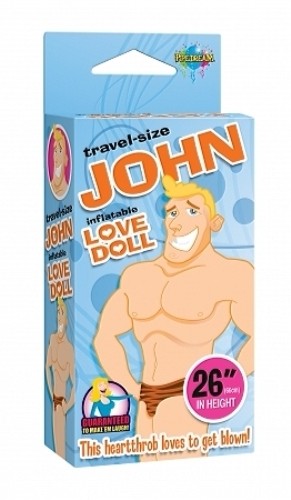 Travel Size John Blow up Doll Inflatable Sex Male Fantasy Love Masturbator  for sale online
