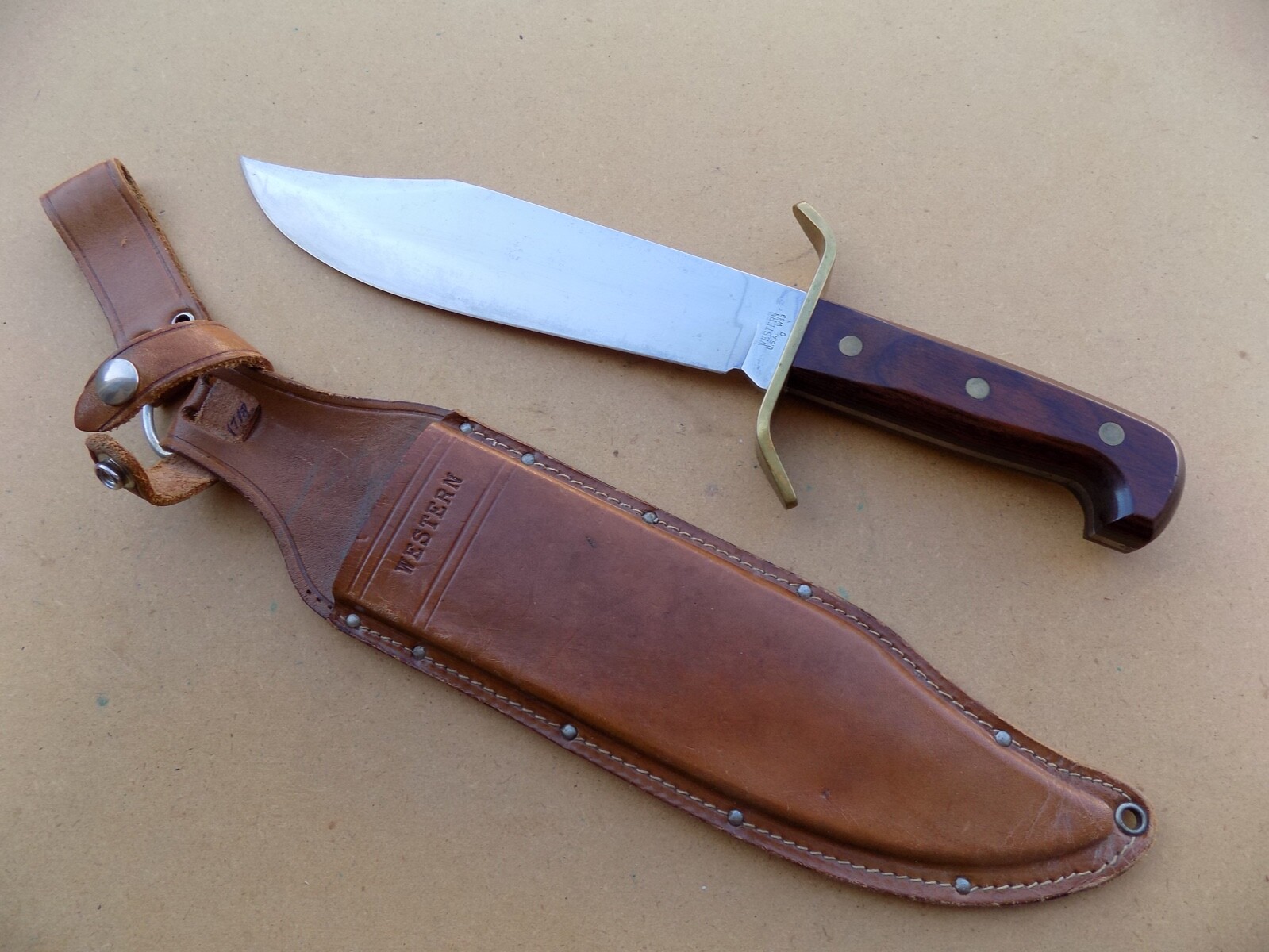Vintage Western USA W49 Bowie Knife C eBay