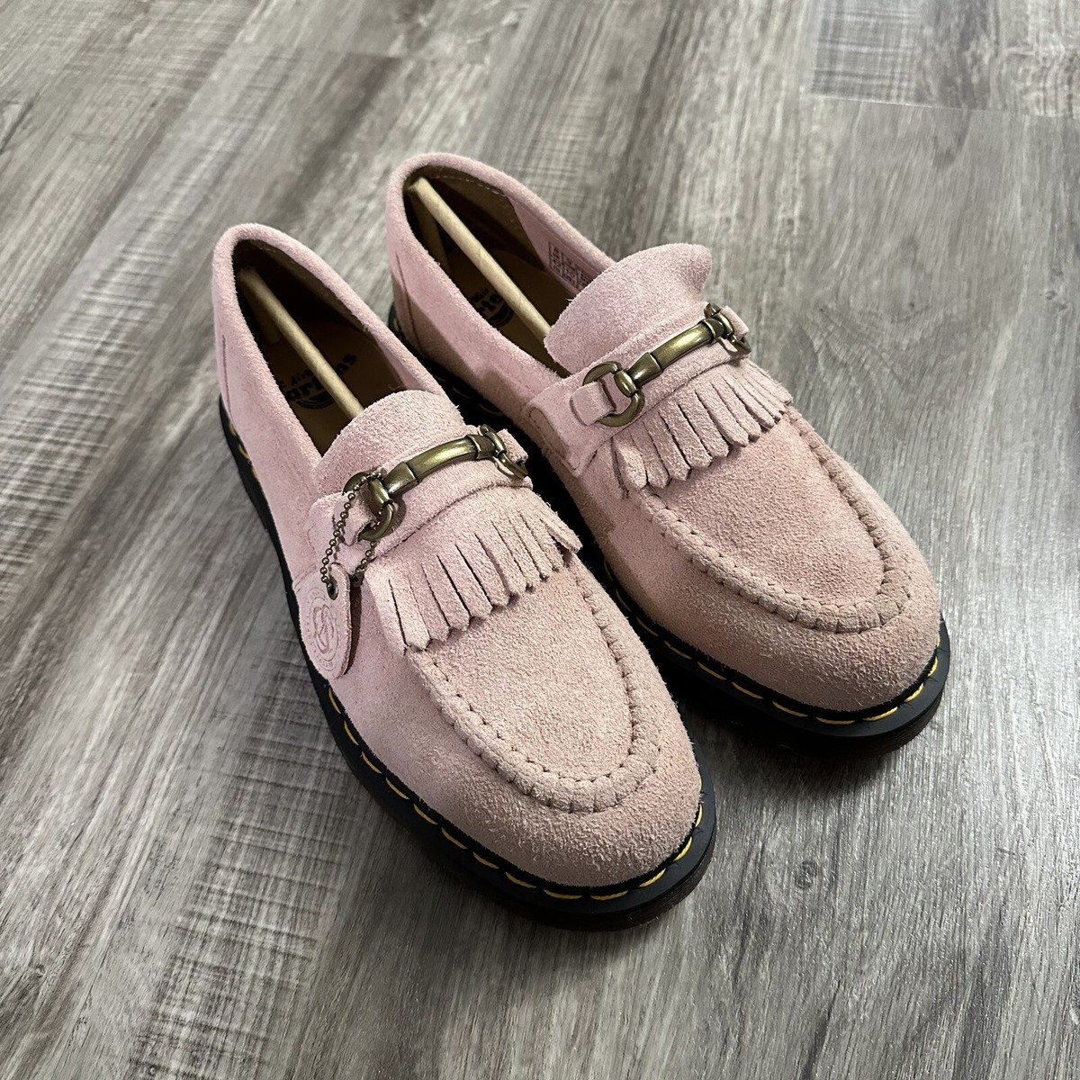 Dr Martens Loafers Adrian Snaffle Peach Beige Suede 30570329 Men