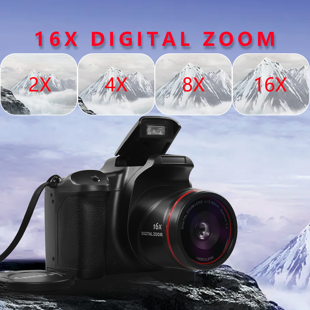 Camara Lcd 2.4 Pulgadas Cámara Digital Acuvar 16MP - Pantalla LCD 2.4", Zoom 4x, Grabación 1080P HD, Antisacudidas, Micrófono Maquina Fotografia Digital
