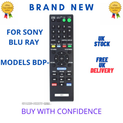 Ersatz Fernbedienung für Sony Blu-ray Disc Player BDP-S380 / BDPS380