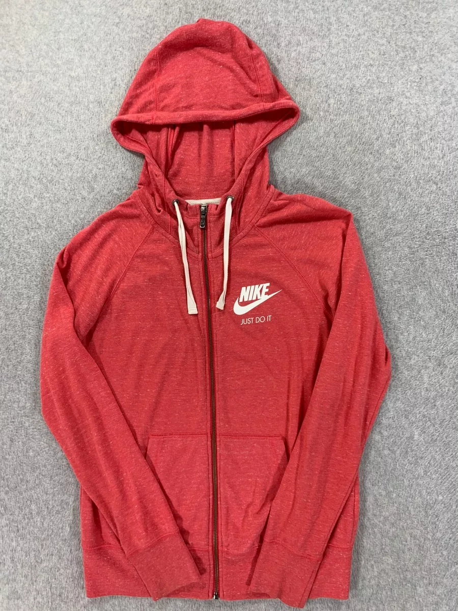 Red nike shop jacket women's