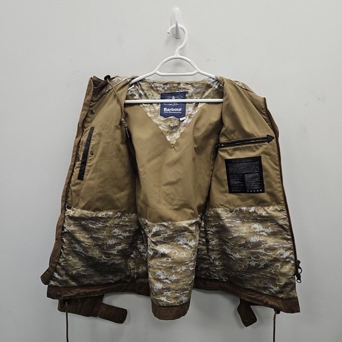 Barbour X White Mountaineering Wax Waterproof Utility Field Cargo Jacket Small - Bild 4 von 11