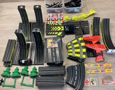Artin Double Loop Race Track With Black Car Large Lot Toy Set Pieces and Parts