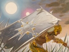 Accorder's Shield  - Alan Pollack - Original Art Magic the Gathering MTG
