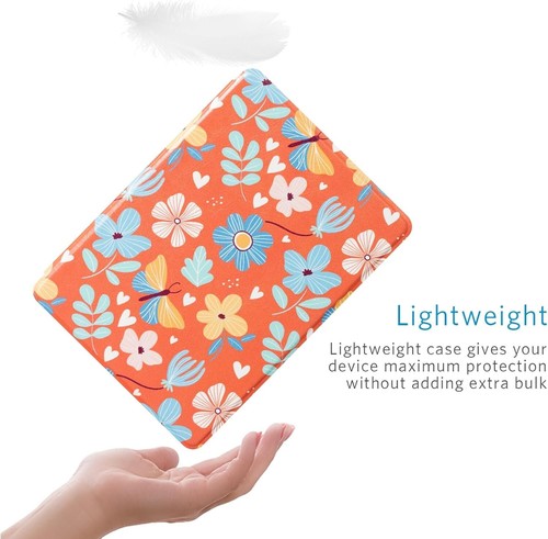 FUNDA COBAC PARA KINDLE PAPERWHITE 6.8" 11ª GENERACIÓN 2021 CUBIERTA DE CUERO AUTO DORMIR WAK - Imagen 6 de 9