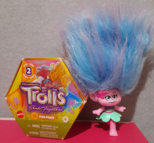 DreamWorks Trolls Band Together Pom Pom Series 2 Satin Keychain