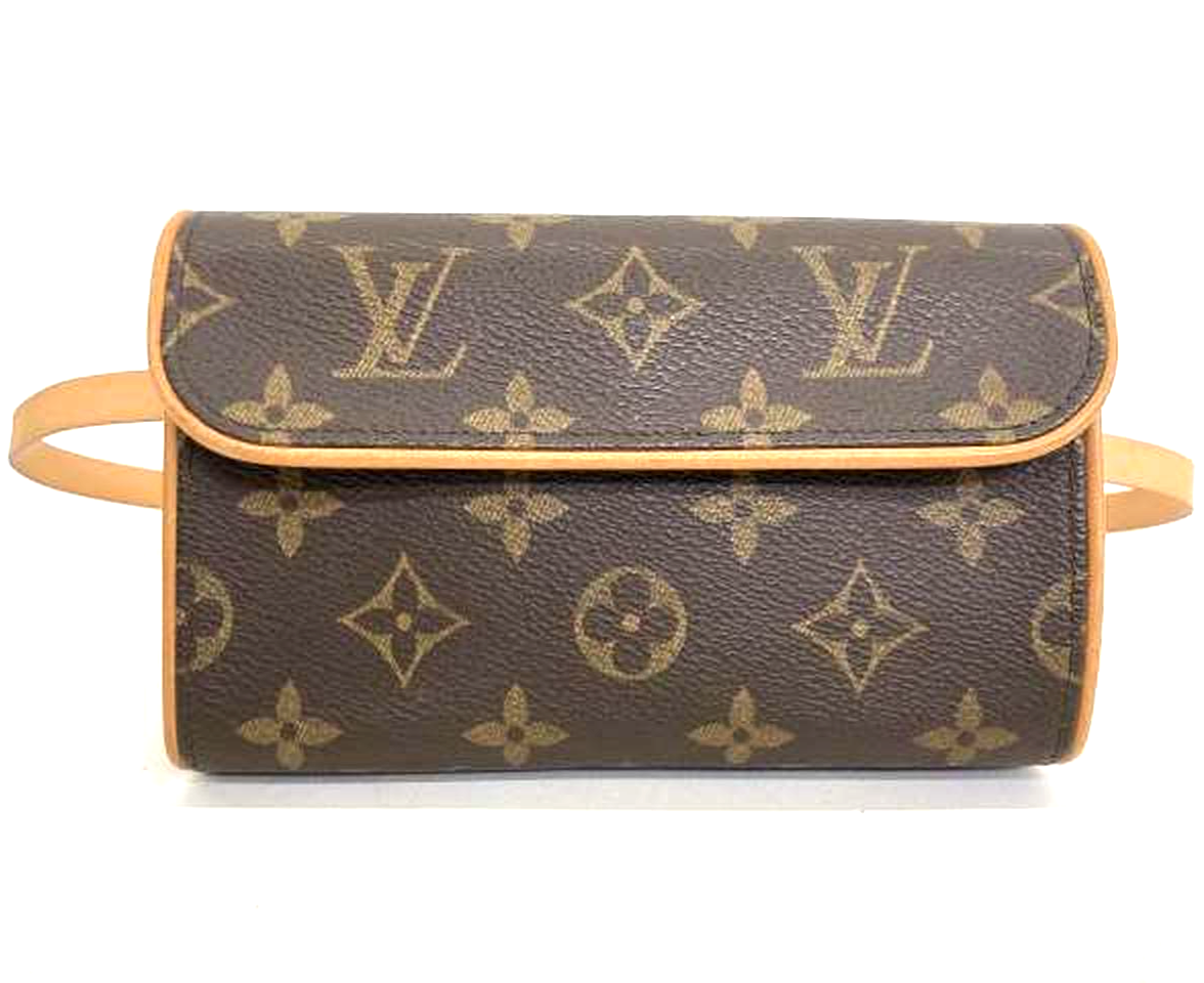 Louis Vuitton Pochette Florentine Monogram Belt Waist Bag with
