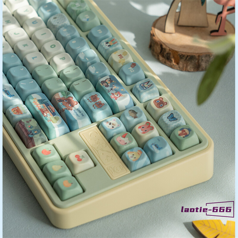 Animal Crossing Keycaps SOA Cherry PBT Dye-sub 138 Keys for Cherry MX ...