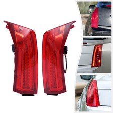 Fit 2013-2018 Cadillac ATS 4-Door Left+Right Set LED Tail Lights Rear Brake Lamp