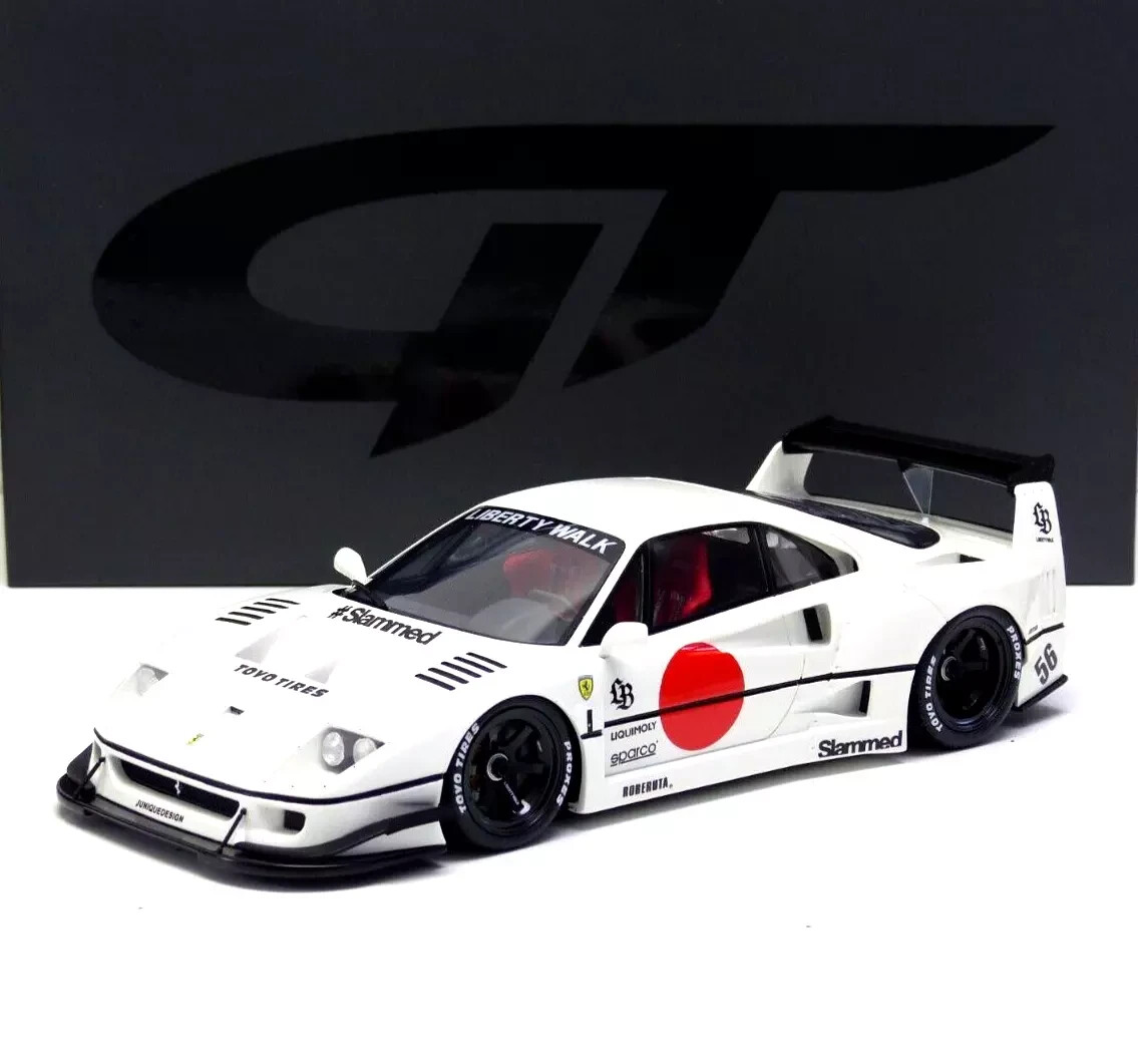 1/18 Ferrari F40 LBWK 2023 White Resin Model Car by GT Spirit