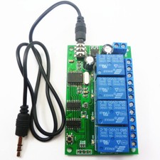 AD22B04 12V 4-CH MT8870 DTMF Tone Signal Decoder Relay Phone Remote Control PLC